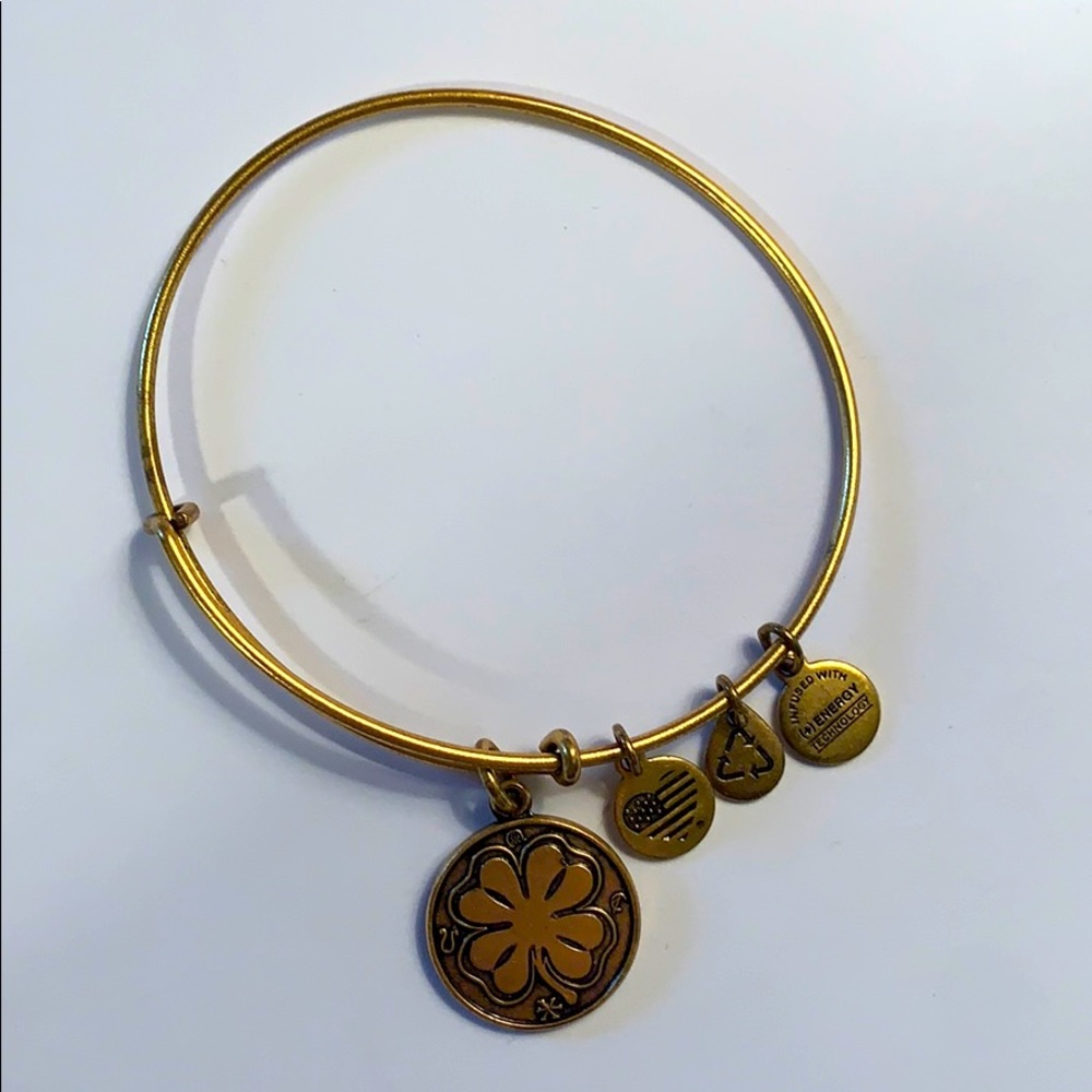 Alex and Ani Four Leaf Clover bracelet